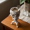 3D Printed Halloween Goblet Skull Planter Gothic Mini Skeleton Flower Pot  Halloween Party