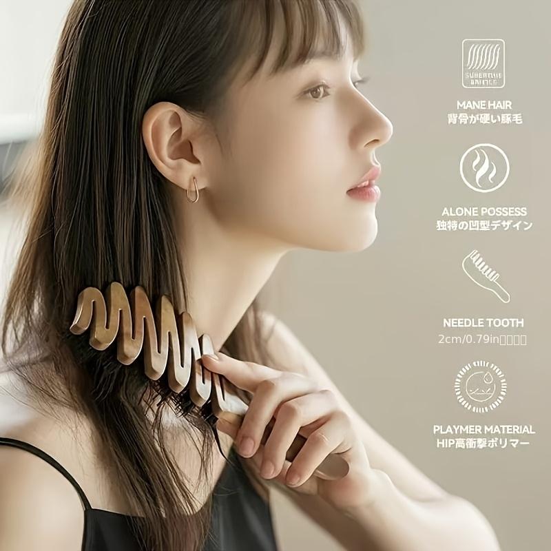 A High-Quality Anti-Static Scalp Massage/Soft Brush for Smooth Voluminous Hair,Suitable for All Long Hair Types,Ergonomic Design