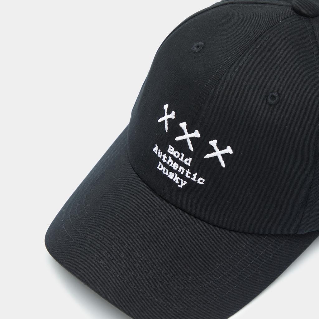 Jeimiweseuteu Gordon Slogan Ball Cap (Black)