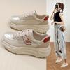 New Fashion Brand Designer Women Sports Shoes Comfortable Platform Heightening Casual Shoes Breathable Running Sneakers Tenis