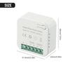 WiFi Energy Meter 80A with Dual Clamp For For Tuya For Smart Life App Monitor Power Consumption EfFor Fortlessly
