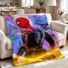 Spider Man Action Pose Blanket Blanket Soft And Comfortable Bedroom Digital Printing Machine Washable