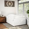 Bed Frame White 120 x 200 cm Faux Leather