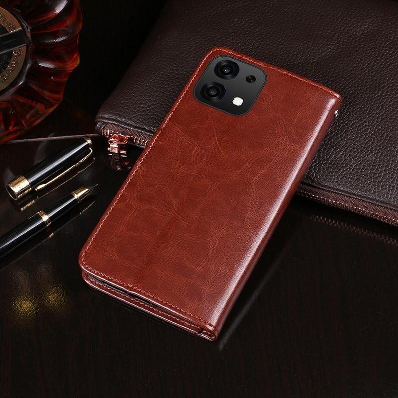 For OPPO A6 Pro Case Luxury Wallet Card Slot Flip Stand PU Leather Case For OPPO A6 Pro Phone Casing