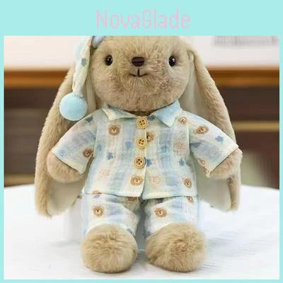 Cute Anne Rabbitplush Toy For Girls Sleep Companion With Dress And Bow Decoration