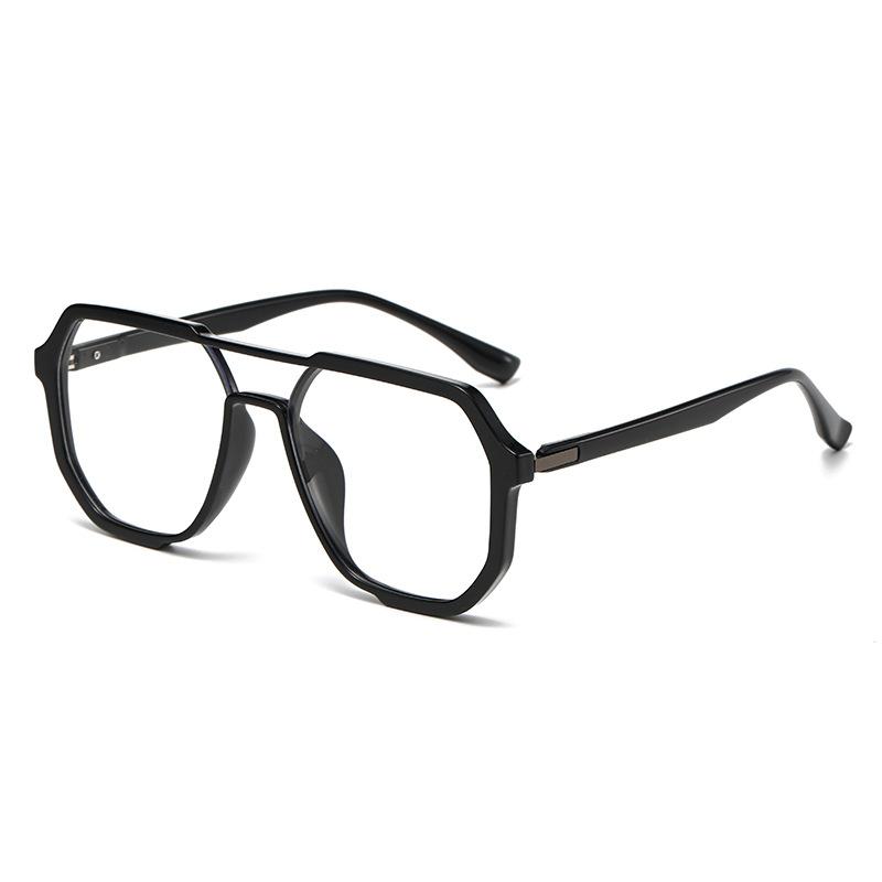 Neue Marke Optische Myopiebrille Damen Übergröße Rahmen Blaulicht Photochrom Sehpflege Brille Doppelstrahl Brille
