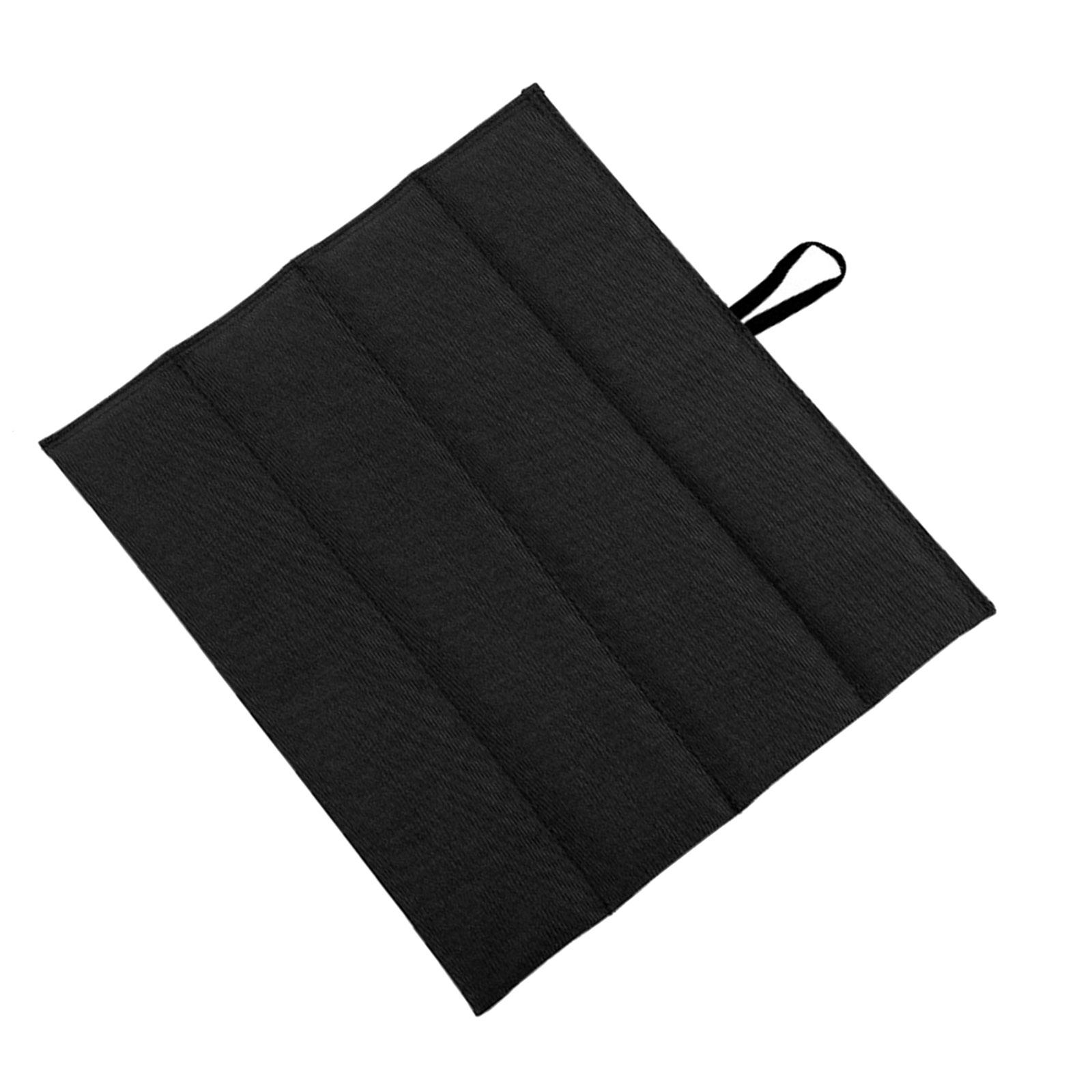 

Portable Folding Outdoor Sit Mat Hiking Seats Pad Waterproofs Moistureproof Seats Pad Outdoor Cushion Easy to Clean 1 чёрный