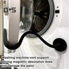 Silicone Washer Door Prop Front Load Washing Machine Door Holder with Magnetic Base Keeping Door Open Odor Prevention Removable Dryer Washer Stopper