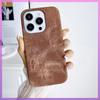 Applicable to Apple 16 mobile phone case 14promax canvas denim 15iPhone13 Internet celebrity 12 anti-drop 11 male case