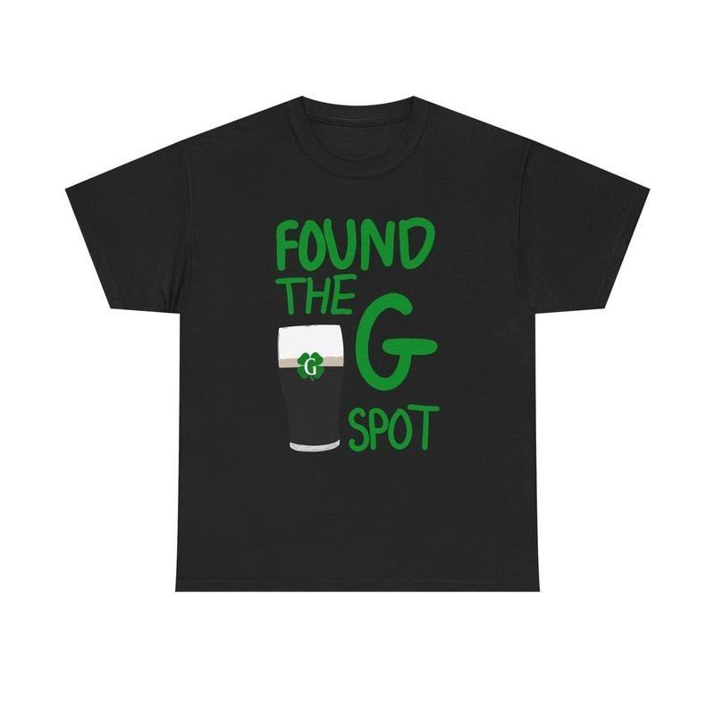 Graphic Tee Found The G Shirt - Funny St. Patrick's Day T-shirt, Split The G Tee