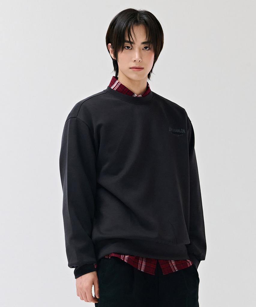CHASECULT Men'S Back Graphic Sweatshirt - Charcoal