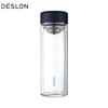 DESLON Langyue Double Wall Glass Tea Infuser Mug