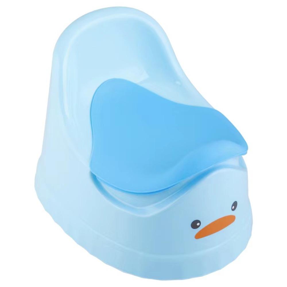 

Cartoon Duck Baby Urinal Infant Urinal Basin Urination Plastic Pot Baby Hygiene Toilet Outdoor синий