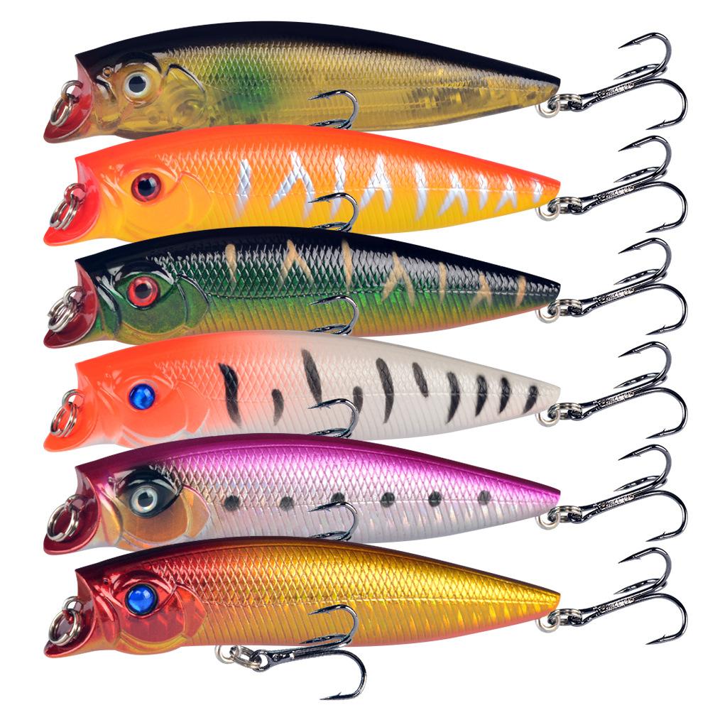 

6Only6Reinforced hook9.5cm11.5gLure bait for freshwater bass, surface simulation artificial bait 9.5cm 11.5g
