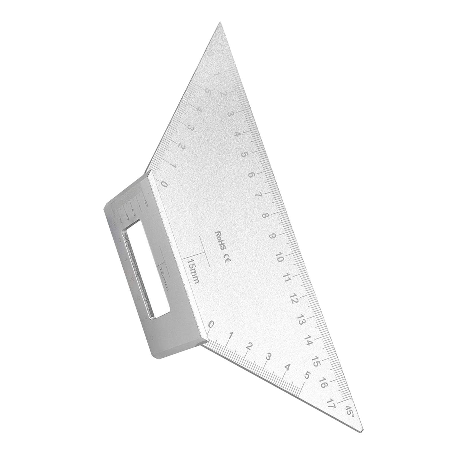 

3D Многоугольная измерительная линейка 90 45 градусов Разметочная Угломер для торцовочной пилы Т-образная линейка для деревообработки