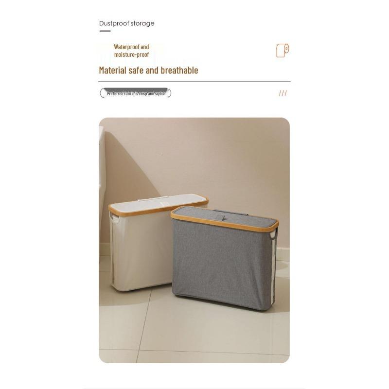 Toilet Paper Basket with Lid Large Capacity Easy To Install Toilet Paper Storage Organizer Multi-purpose Toilet Paper Holder