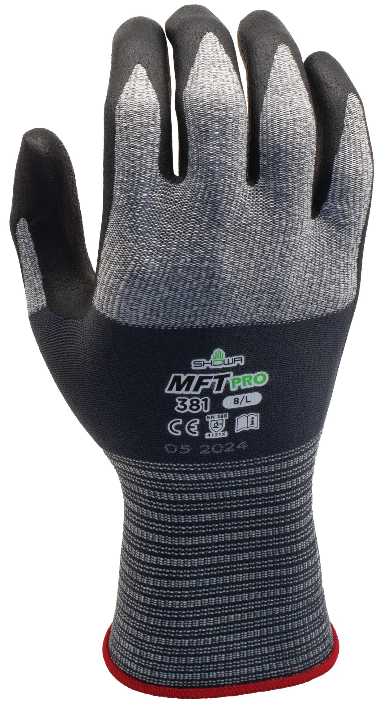 

Showa Glove 381 Микрофибра 1 пара Нет. Перчатки, Серые, Средние, серый