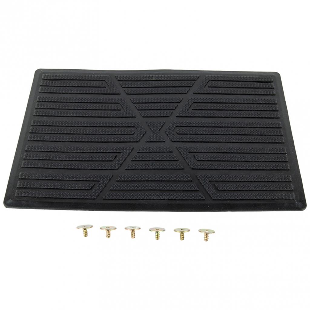 Beige PVC Car Foot Carpet Pad Heel Mat Pedal Patch Cover Mat Easy To Maintain