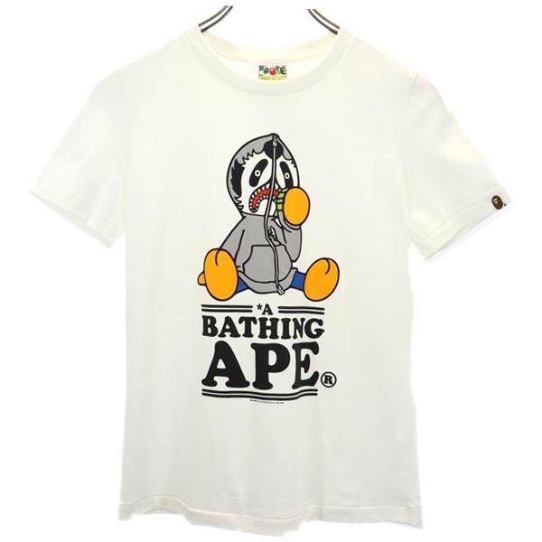 

A BATHING APE made in Japan Logo print Short sleeve T-shirt XS Women Used