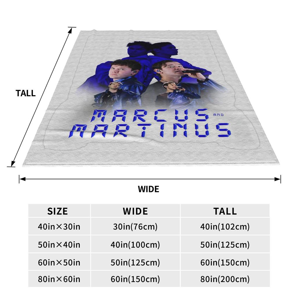 Flannel Throw Blanket Marcus And Martinus Unforgettable Eurovisions Sweden Blankets Bedding for Livingroom Travel Couch