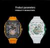 Orologio Sportivo SVJ da Uomo di Alta Gamma Scheletro 3D Luminoso Impermeabile al Quarzo