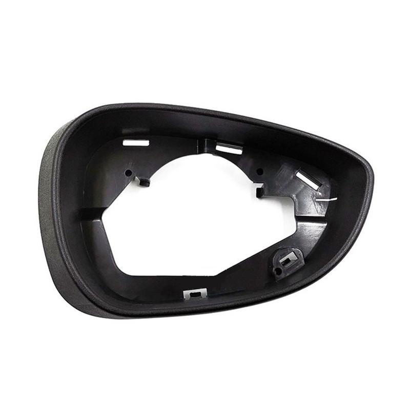 For Ford Fiesta MK7 2009 2010-2017 Car Rearview Mirror Rain Eyebrow Protector Cover Rainproof Frame ABS Mirror Replacement Part