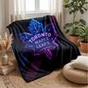 Coperta in Flanella Pile Toronto Maple Leafs Coperta Calda e Accogliente per Divano Letto Viaggio Uso in Tutte le Stagioni