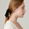 UNI.J Satin Big Double Ribbon Hair Clip Ia162