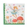 Fairy Party Disposable Tableware Floral Fairy Printing Paper Plate Cup Napkins Girls Tea Party Supplies Birthday Party Decor