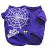 Pet Dog Cat Vest T-Shirt Halloween Spider Web Pattern Printing Cotton Cute T Shirt Small Medium Dogs Puppy Clothing XS-L