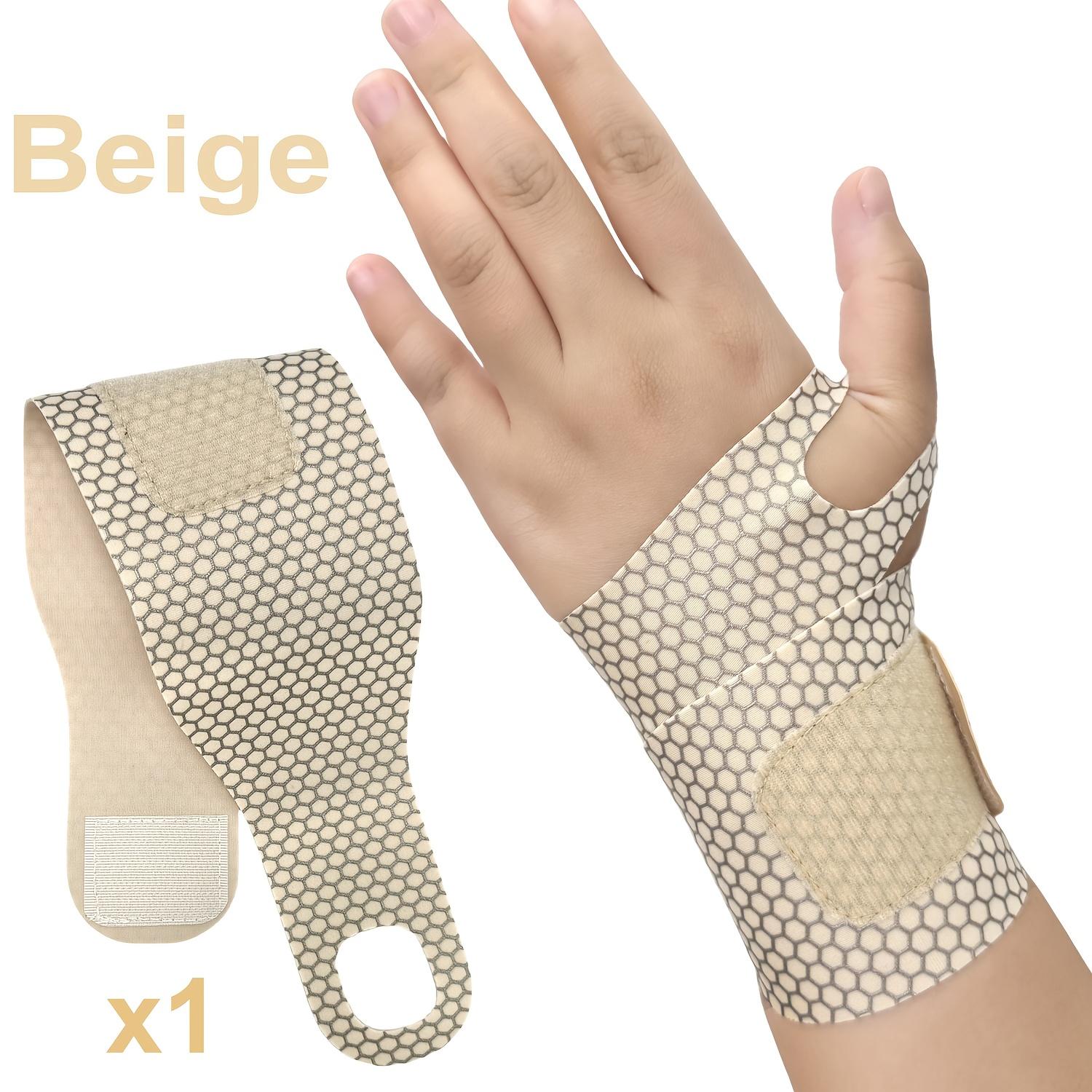 Adjustable Elastic Sports Hand Brace -1pc Breathable Wrist Support for Men& Women,Hand Compression Wrap for Wrist Care,Daily Use