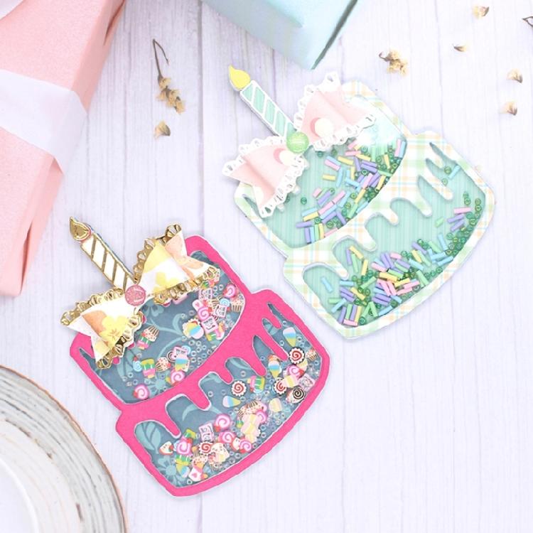 Carbon Steel Cutting Die Ice Cream/2-layer Cake Metal Die Cuts Stencils Template