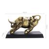 Bull Sculpture Modern with Base for Office Decoration Home Decor Room 40cmx23cmx26cm