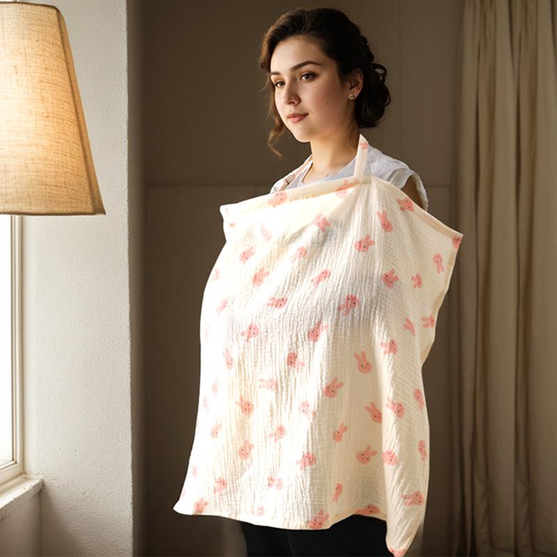 

Дышащий чехол для кормления и коляски: Послеродовой шарф для кормления грудью, скромная накидка, защита от посторонних взглядов для кормления ребенка. 60x100 cm