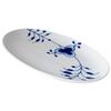 Royal Copenhagen Blue Fluted Mega Plate Oval Dish, 23cm, 2381356, 1016888 [Parallel Import]
