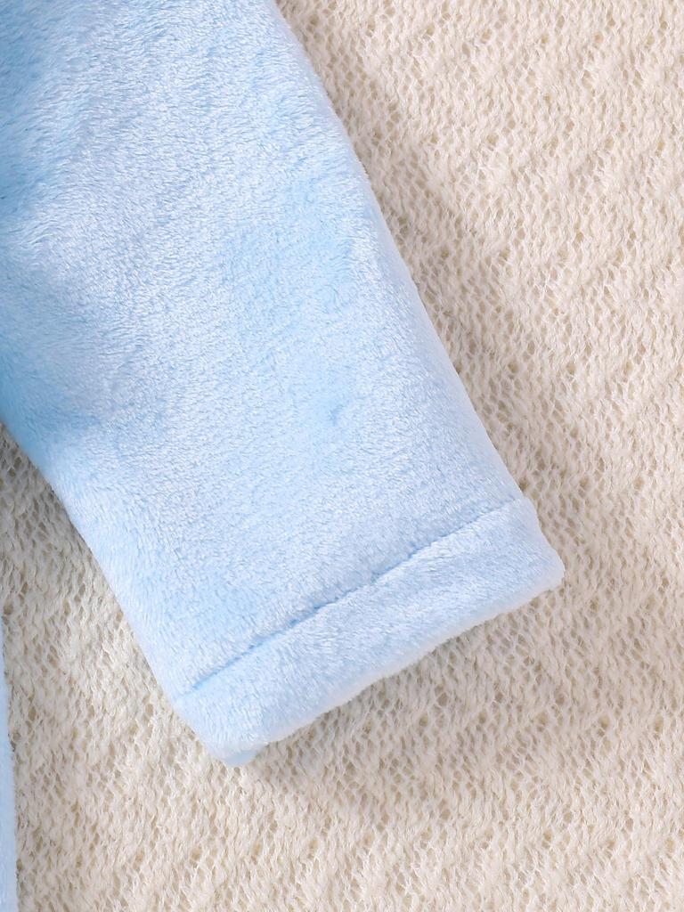 Children's Thickened Coral Fleece Robe – Flannel Bathrobe for Boys & Girls, Infant to Medium Sizes, Suitable for All Seasons