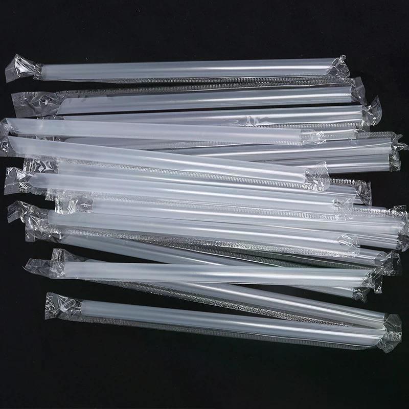 500 Stück DIY Plastikstrohhalme Einweg Kurz Transparent Spitze Dünn Trinkhalm Ware Küchenzubehör
