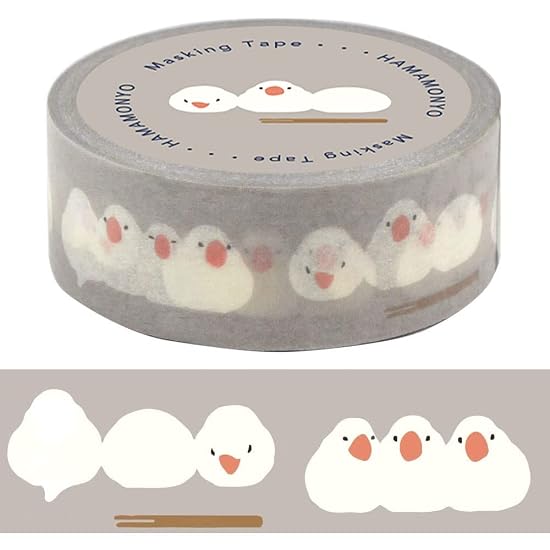 Hamamonyo Masking Tape Oshikura Java Sparrow B07JLCV98N