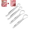2pcs Adult Tongue Scraper Portable Reusable Stainless Steel Freshen Breath Tongue Cleaner