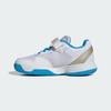 adidas Courtflash Hook-and-Loop Tennis Shoes Kids JP6686 Kids' Performance Sports Shoes Cloud White / Cyber Metallic / Lucid Aquamarine