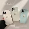 Three dimensional Love Iphone14 IPhone 13 Pearl Shell 16 Solid Color 12 Suitable for 15promax Simple