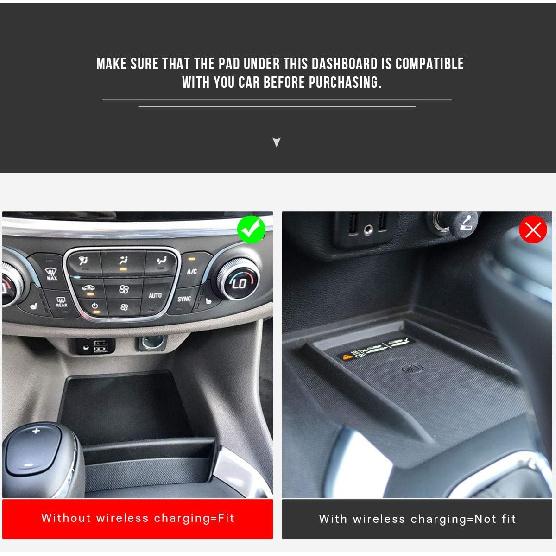 Auovo Anti Dust Door Mats for Chevy Traverse Accessories 2018 Interior Fit Door Cup Center Console Liners 28pcs/Set (Red,Updated)