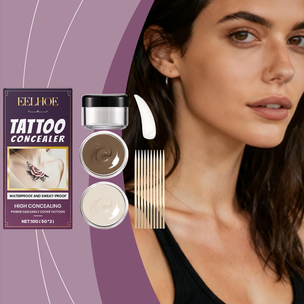 Tattoo Abdeckungs-Kit Natürlicher Full-Coverage Körper-Concealer für vielseitige Anwendung