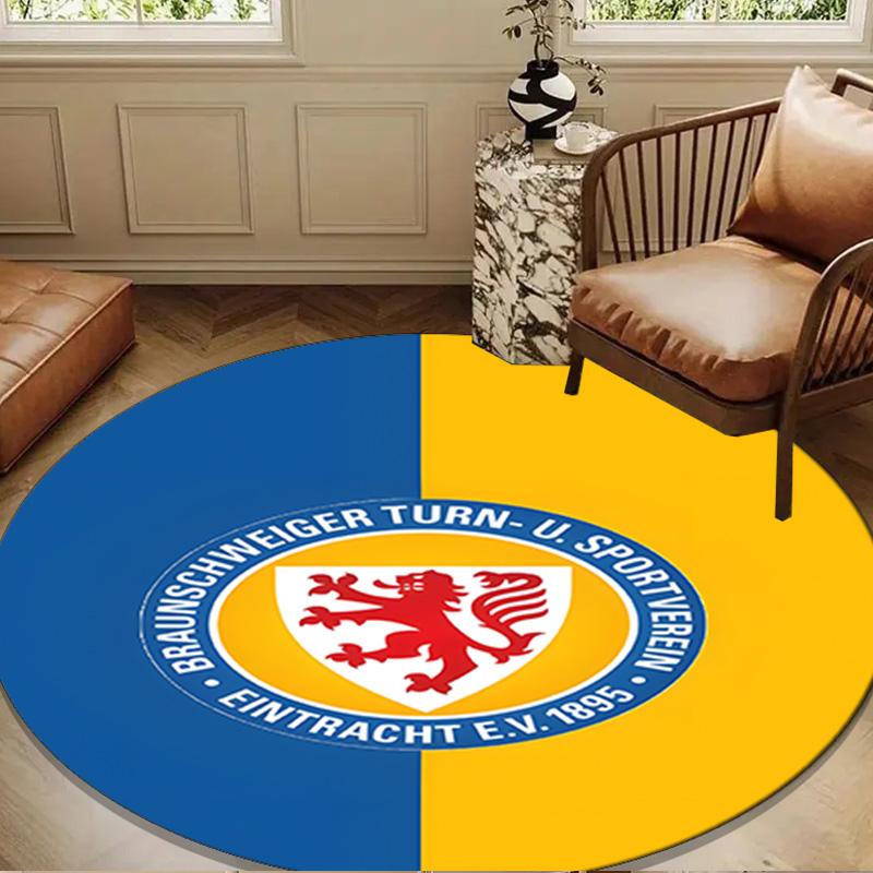Braunsch-weiger Sports Emblem Round Mat Home Decor, Chair Rug For livingroom,Bedroom, Doormat Home Decor Birthday Gift Christmas Gifts