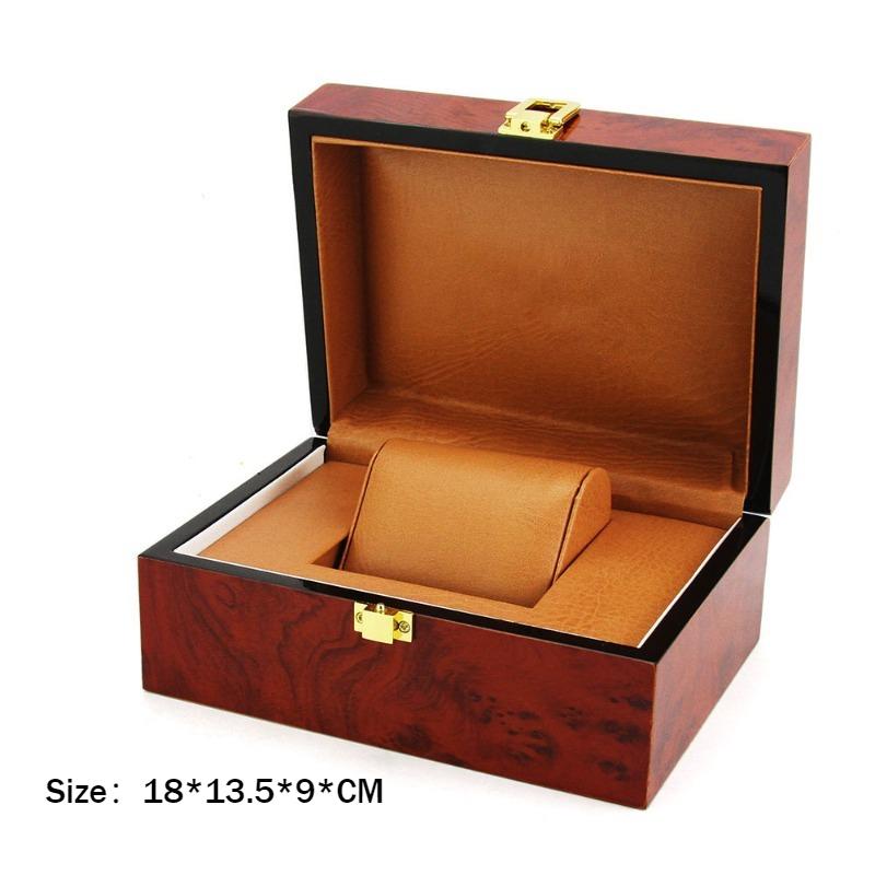 

Luxury Watch Organizer Box Household Watches Retro Storage Boxes Men Wrist Watch Display Cases Travel Waterproof Watches Case