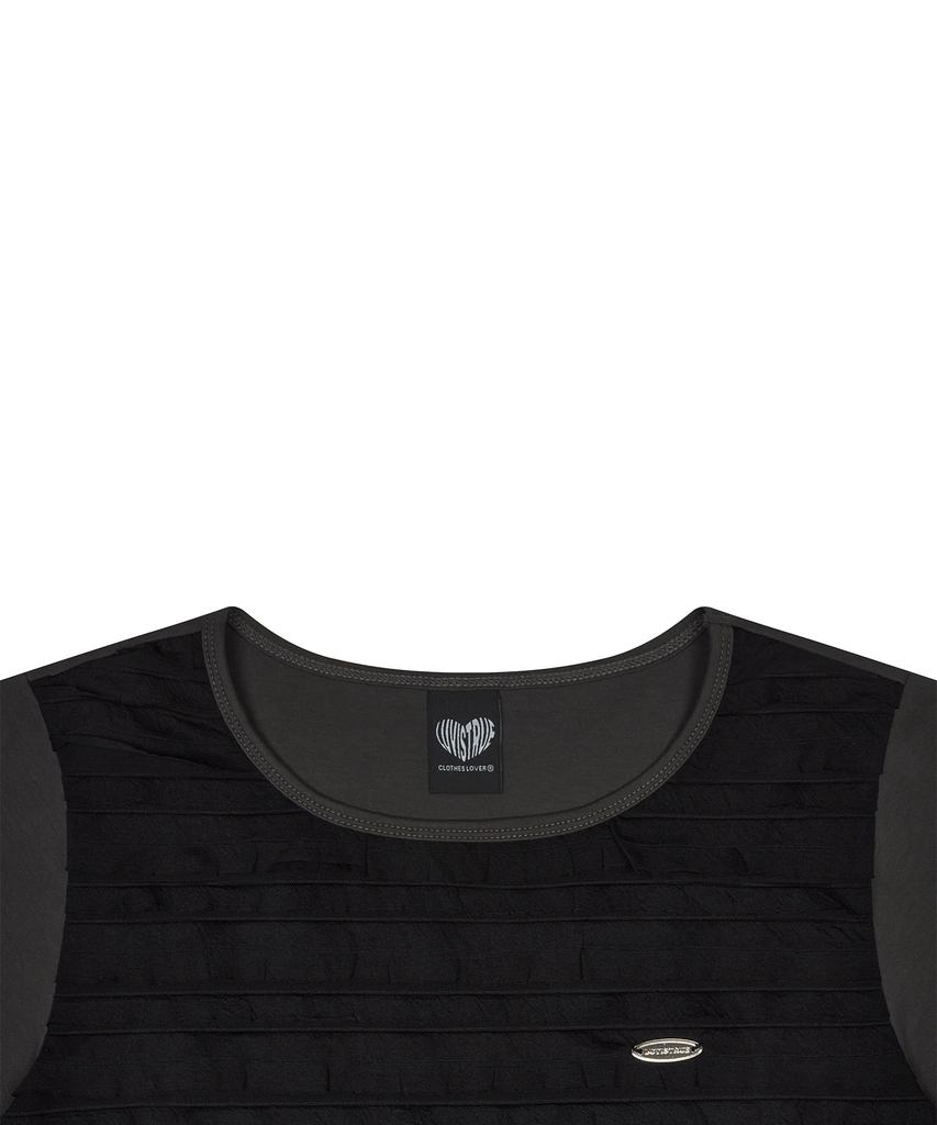 LUVISTRUE Sm Frill Tee(Black)