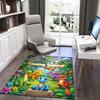 1PC Custom Name Dinosaur Adventure Jungle Theme Floor Mat Ideal for Living Room, Game Rooms, Office, Bedroom,Floor Mat Playful Design