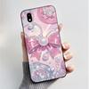Hülle Für ZTE Blade A3 2020 Handyhülle Schutzhülle Weiches Silikon Schwarz Tpu Ästhetisch Luxus Mode Schmetterling Blumen Rückseite