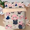 Anime Spy X Family Bedding Set Anya Duvet CoverSpy Family Bedding Twin Queen Size Kids Bedroom Decor Children's Gifts