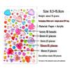 Gem Stickers: Kids' 3D Acrylic Crystal DIY Rhinestone Decorations, Colorful Cross-Border Designs for Girls